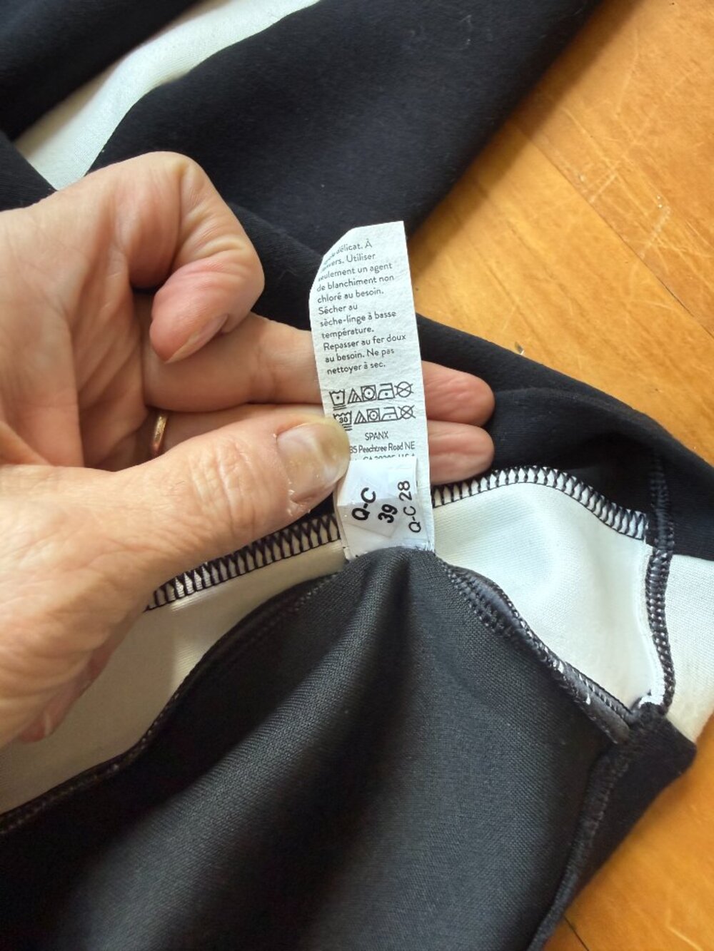 NWT Spanx AirEssentials Side Strip Tank Midi Dress - Very Black Sz. L - Picture 7 of 8
